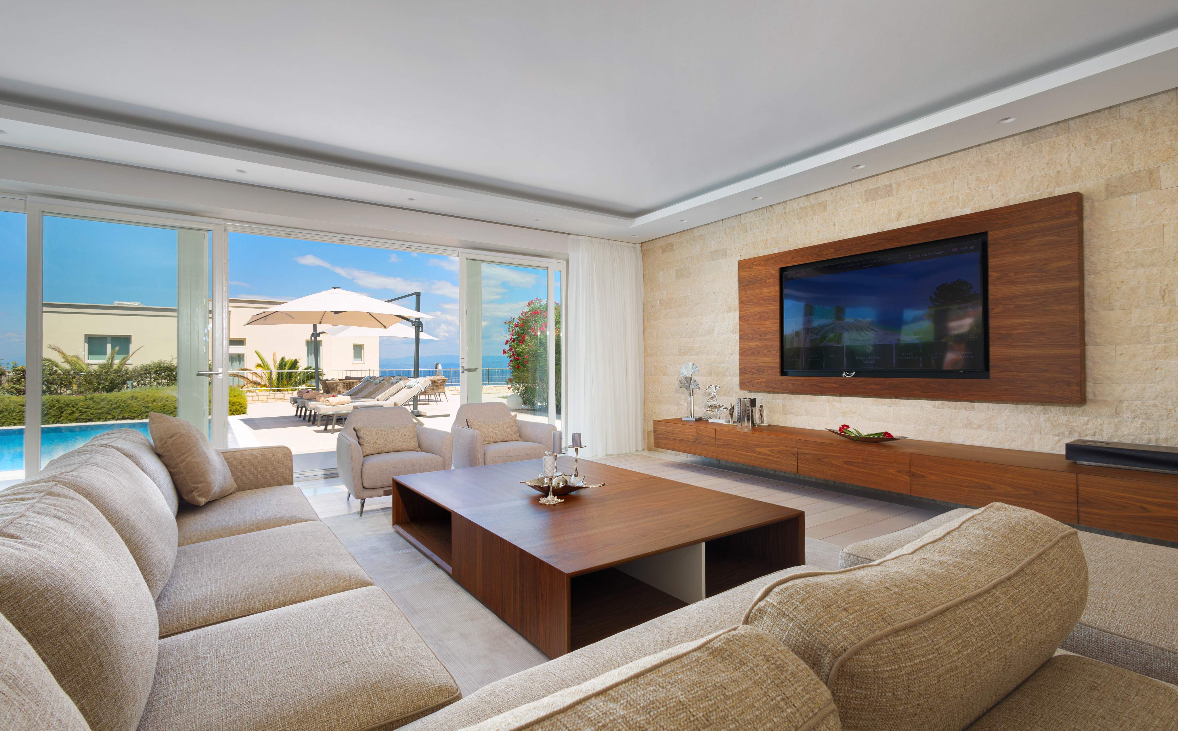 Seaside promenade in Istria